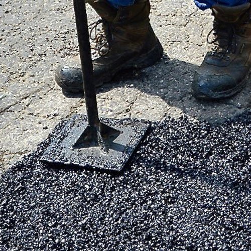 Asphalt cold patching