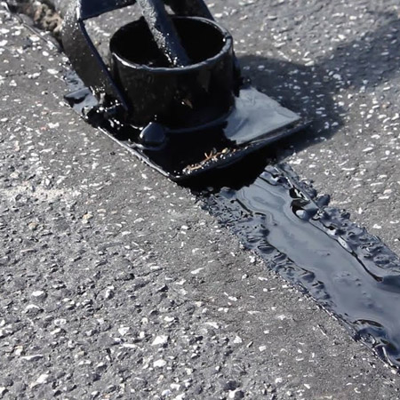 Pavement seam glue